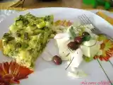 Ricetta Tortino di verdure con contorno di insalatina croccante