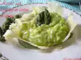 Ricetta Risotto agli asparagi in cestini di grana