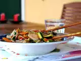 Ricetta Soba con salmone e verdurine