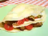 Ricetta Crepes con caprino melanzane e pomodorini freschi