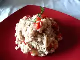 Ricetta Risotto radicchio e gamberi