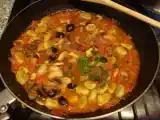 Ricetta Mezze zite alla puttanesca di fave e funghi