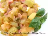 Ricetta Zucca lunga con patate e pancetta