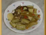 Ricetta Acquacotta con puntarelle di zucchine