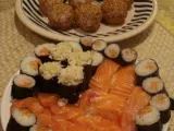 Ricetta Sushi ? round 2 ? polpettine di salmone affumicato & gunkan maki