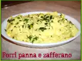 Ricetta Porri panna e zafferano