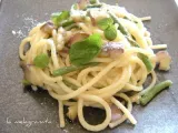 Ricetta La nonna margherita e gli spaghetti con fagiolini e melanzane.