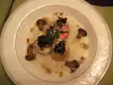 Ricetta Capesante alla piastra su crema di patate, olio alle nocciole e scalogno caramellato