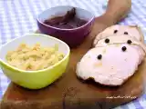 Ricetta Arrosto di maiale al calvados con composta di mele e uva