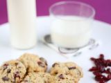 Ricetta Biscotti con mirtilli rossi e cioccolato bianco e fiocchi d'avena