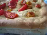 Ricetta Panfocaccia ripieno di mozzarella-prosciutto-pomodoro
