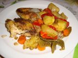 Ricetta Ali di pollo con patate al forno