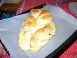 Ricetta Treccia con prosciutto, wurstel e mozzarella