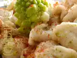 Ricetta Orecchiette pugliesi con broccolo romano, tapenade verde e bottarga di muggine