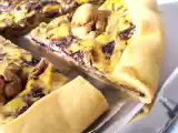 Ricetta Quiche dolce-amara: radicchio, uvetta e castagne