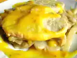 Ricetta Fettine di lonza con finocchi fondenti e salsa all'arancia, cardamomo e curcuma