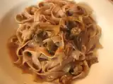 Ricetta Tagliatelle panna, castagne e funghi porcini