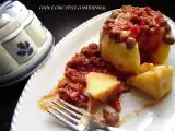 Ricetta Terrina di polenta con fagioli e ragu' di salsiccia