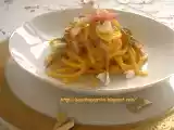 Ricetta Bigoli con crema di zucca ai carciofi e caprino