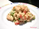 Ricetta Tabulè con verdure e gamberoni