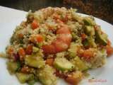Ricetta Cous cous con verdure e gamberoni al curry