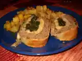 Ricetta Polpettone ripieno di carne in crosta di pasta brise' e patate arrosto
