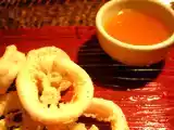 Ricetta Calamari fritti con salsa agrodolce allo zafferano