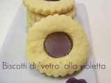 Ricetta Biscotti di vetro alla violetta