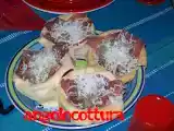 Ricetta Cestini di crudo con crema di carciofi e scaglie di parmigiano