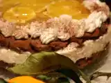 Ricetta Torta al cioccolato con mousse all'arancia