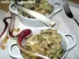 Ricetta Tegamino di gnocchi al radicchio e scamorza