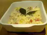 Ricetta Riso gratinato con pere, pancetta e gorgonzola