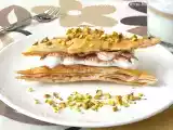 Ricetta Triangoli di pasta sfoglia con panna e cacao