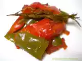 Ricetta Contorno di peperoni in padella col rosmarino