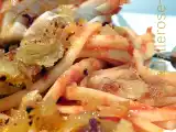 Ricetta Linguine con il baccalà e briciole di pane dorato