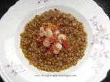 Ricetta Zuppa di lenticchie, gamberetti e bacon