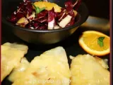 Ricetta Filetti di cernia all'arancia con insalatina di radicchio