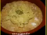 Ricetta Pasta di mais su crema di lenticchie rosse