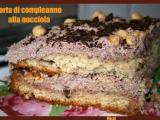 Ricetta Torta di compleanno alla nocciola e ganache al cioccolato