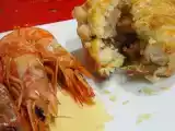 Ricetta Menù di capodanno: fagottini con branzino, gamberoni e funghi porcini