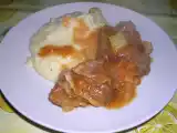 Ricetta Spezzatino di manzo in crema di patate e carote