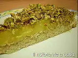 Ricetta Crostata alla crema di limone e pistacchi