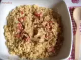 Ricetta Orzo con porcini e pancetta croccante