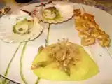 Ricetta Tris di pesce con capesante con salsa allo zafferano