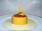 Ricetta Trippa alla fiorentina, polenta di mais di marano vicentino, fonduta di parmigiano