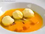 Ricetta Gnudi di ricotta di pecora su crema di zucca, radicchio di treviso