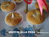 Ricetta Muffin alla pera senza burro ... ma con olio