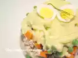 Ricetta Un classico rivisitato. insalata russa con maionese di sedano rapa. grazie, allan bay!