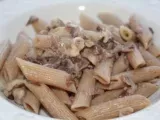 Ricetta Pasta integrale al radicchio, noci e provola affumicata