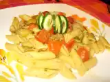 Ricetta Mezze penne con canestrelli e zucchine